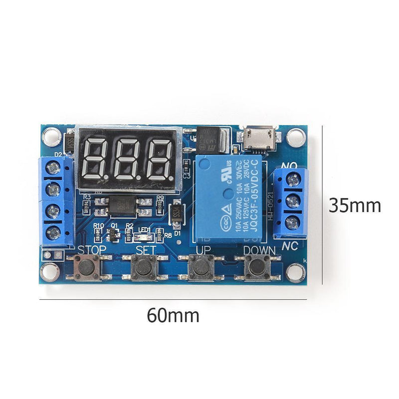DC 6-30V 1 Way Automation Cycle Delay Timer Control Off Switch Relay Module