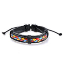 Multi-Layer Handmade PU Retro Braided Bracelet Jewelry for Men Women(4) Newly