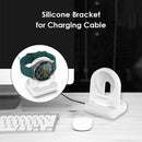 Smart Watch Charging Holder for Honor Watch GS Pro Silicone Stand (White) Newly