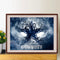 5D DIY Diamond Painting Kits Full Round Drill Cowboys Badge Mosaic Picture Craft