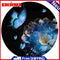 Digital Paint Circular Pattern Painted By Numbers On Canvas