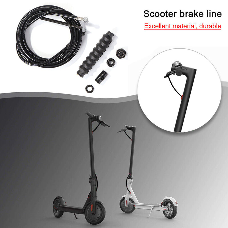 Electric Scooter Front Wheel Brake Lines for MAX G30 Ebike Steel PVC Parts