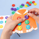 Beads Lacing Board Wooden Toys Kindergarten Montessori Educational Toys for Kids