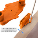 Center Line Gauge Centering Finder Scriber Marking Alignment Tool (Orange) Newly