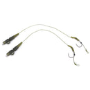#A 2 Packs Hair Rigs Braided Line High Sensitivity Portable Thread Steel Hook Ri