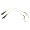 #A 2 Packs Hair Rigs Braided Line High Sensitivity Portable Thread Steel Hook Ri