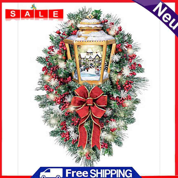 Frameless Painting By Numbers Christmas DIY Handmade Drawing On Canvas Gifts