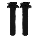 Accessories Girl Gift Elastic Lolita Socks Knee High Lace Bow Socks Transparent