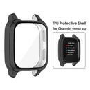 TPU Full Bumper Cover Screen Scratch Case for Garmin Venu Sq (Black) Newly