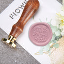 100pcs DIY Octagonal Wax Stamp Pink Ancient Tablet Pill Beads for Envelope