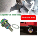1pc M14x1.5 Car Engine Magnetic Oil Drain Plug Screw Sump Nut Bolt Nut S1Q0