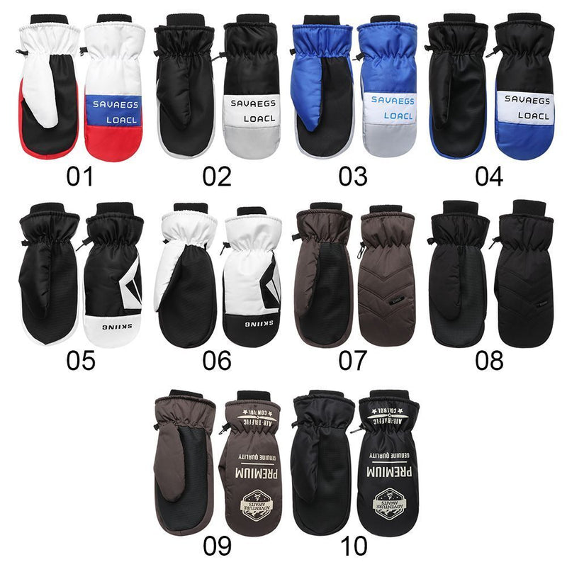 Winter Must Long-sleeved Mitten Ski Gloves Windproof Waterproof Snow Snowboard