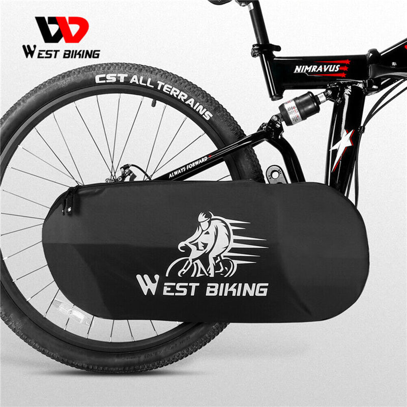 Bike Crankset Cover Polyester Bike Chain Cover Waterproof Outdoor Bicycle Cover
