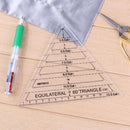 Patchwork Craft Quilting Ruler Cutting Rulers DIY Sewing Tools (60 Triangle
