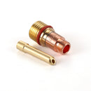 6pcs Gas Lens Collet Glass Cup for TIG-17/18/26 Argon Arc Welding (2.4mm) Newly