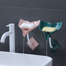 Non-slip Punch-free Fish Tail Soap Box Soap Holder Sponge Holder Drain Rack