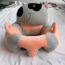 Baby Sofa Support Seat Cover Plush Learning To Sit Feeding Chair (Dog) Newly