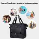 Women Large Capacity Fitness Duffle Bag Waterproof Nylon Travel Luggage Bags