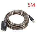 USB2.0 Male to Female Active Repeater Extension Cable Cord Adapter (5m)