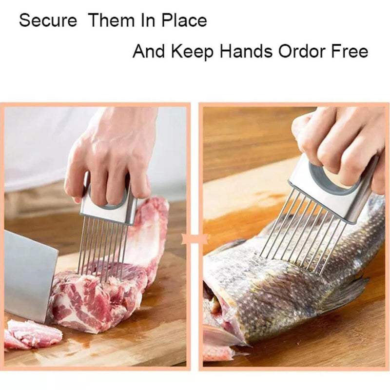 Professional Meat Tenderizer with Steel Needle Prongs Kitchen Tool~