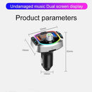 Type C Bluetooth FM Transmitter Car Kit Adapter Dual USB Charger Fast Charger