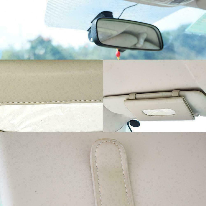 Car Sun Visor Tissue Box Papers Towel Case Napkin Clip Holders Accessor I0Z3