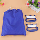 Dual Line Stunt Parafoil Parachute Rainbow Sports Beach Kite (Blue)