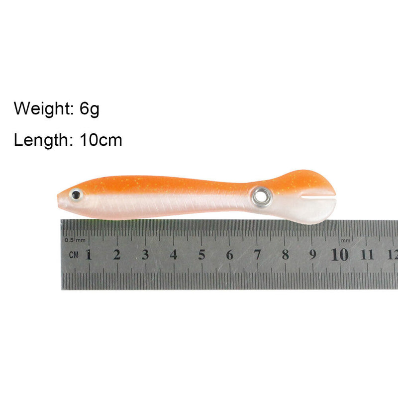 10cm 6g Bionic Loach Fishing Lures Artificial Crankbait Swimbait Soft Baits