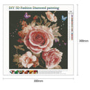 5D DIY Full Drill Diamond Painting Warm Flowers Cross Stitch Embroidery Kit