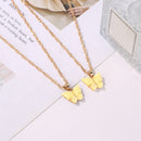 Fashion Butterfly Choker Statement Pendant Chain Necklace Women Elegant Jewel