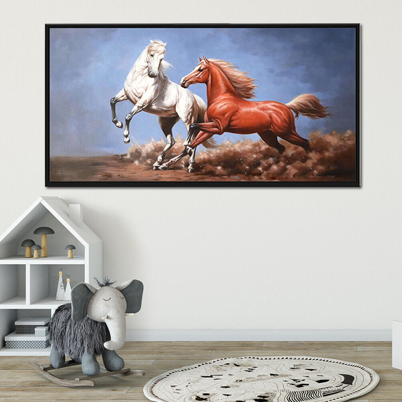 5D DIY Diamond Painting Full Round Drill Running horse Picture of