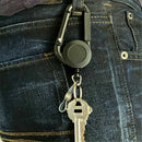 Rope Anti Lost Lanyard Clip Key Ring Badge Reel Clip ID Card Holder Keychain
