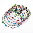 Party Decoration Halloween Crown Flower Light Up Headband Glowing LED Wreath