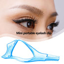 3 In 1 Mascara Shield Guide Guard Lash Curler Applicator Comb Makeup(Blue) Newly