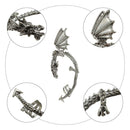 Punk Style Fashion Jewelry Ear Clip Cuff Earrings Dragon-Shaped Ear Studs
