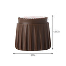 2x Bed Stabilizer Headboard Stoppers Anti-shake Frame Tool (S Dark Brown) Newly