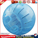 Pet Mini Jogging Ball Hamster Exercise Plastic Clear Trot Ball Toys (Blue) Newly
