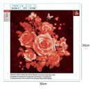 Rose 5D Diamond Painting Embroidery DIY Cross Stitch Home Decor Gift(Orange