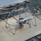 Folding Backpacking Camping Stove Oven BBQ Grill Rack Stand Barbecue Accessories