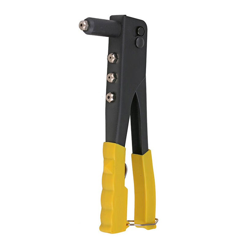 Anti-slip Handle Rivet Gun Manual Riveting Drill Woodworking Repair Tool Newly