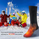 Fishing Cycling Battery Power Electric Heated Socks Foot Warmer Thermal Cotton