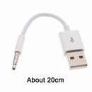 Data Sync Cable 3.5mm Audio Extension Cable Aux Cord Extender USB Adapter