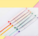 Line Painting 6 Color Double-headed Highlighter Eye Protection Graffiti