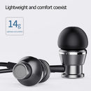 Langsdom M305 Bass Metal Headphones In-ear Headset HiFi Stereo Earbuds with Mic