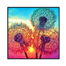 Full Embroidery Cotton Thread Cross Stitch 11CT Counted DIY Sunset Dandelion Kit