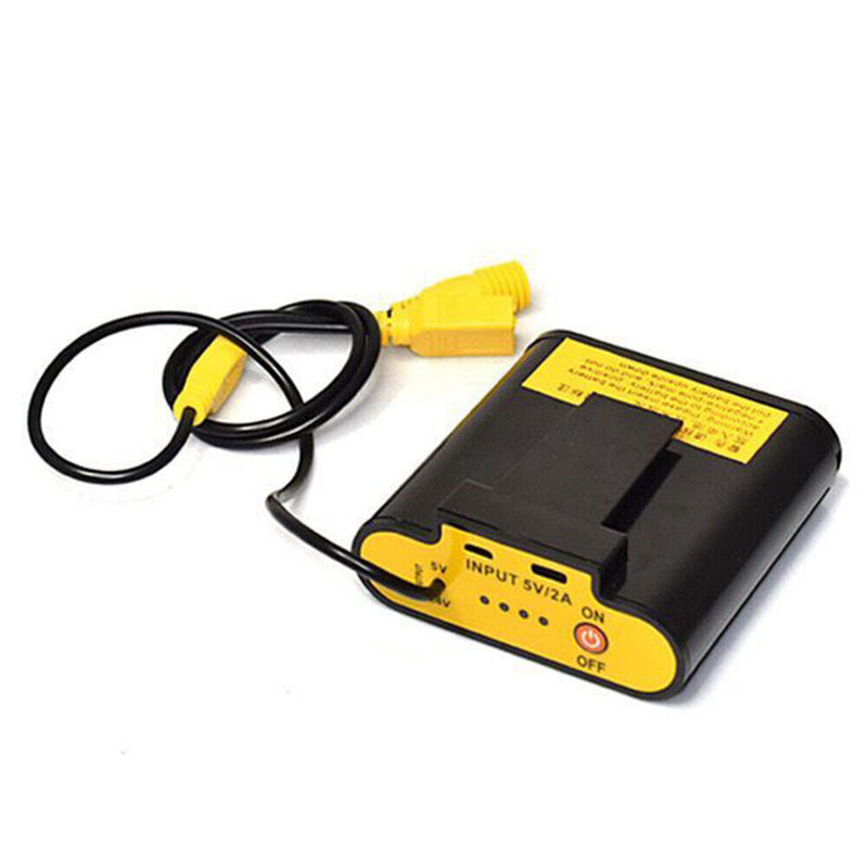 18650 Battery Pack Power Bank Case 8.4V DC + 5V USB Output for Bike Light