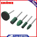 Matefield 5pcs/set Cylindrical Tapered Rubber Grinding Heads Polishing Tool