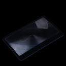 10 PCS Credit Card 3 X Magnifier Magnification Magnifying Fresnel LENS