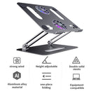 Aluminum Alloy Adjustable Laptop Stand Computer Bracket Lifting Cooling Holders