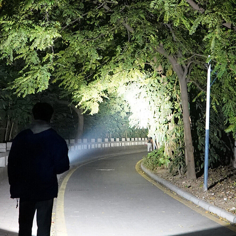 Tragbare leistungsstarke LED-Taschenlampe Power Bank wasserdichte Campingbeleuch